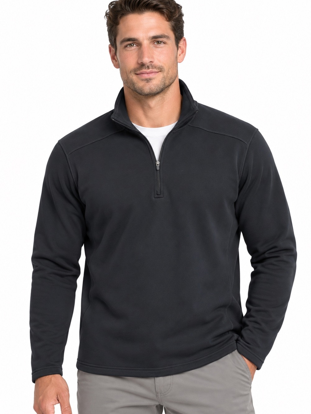 Patagonia Capilene Midweight quarter-zip pullover base layer men’s XL black